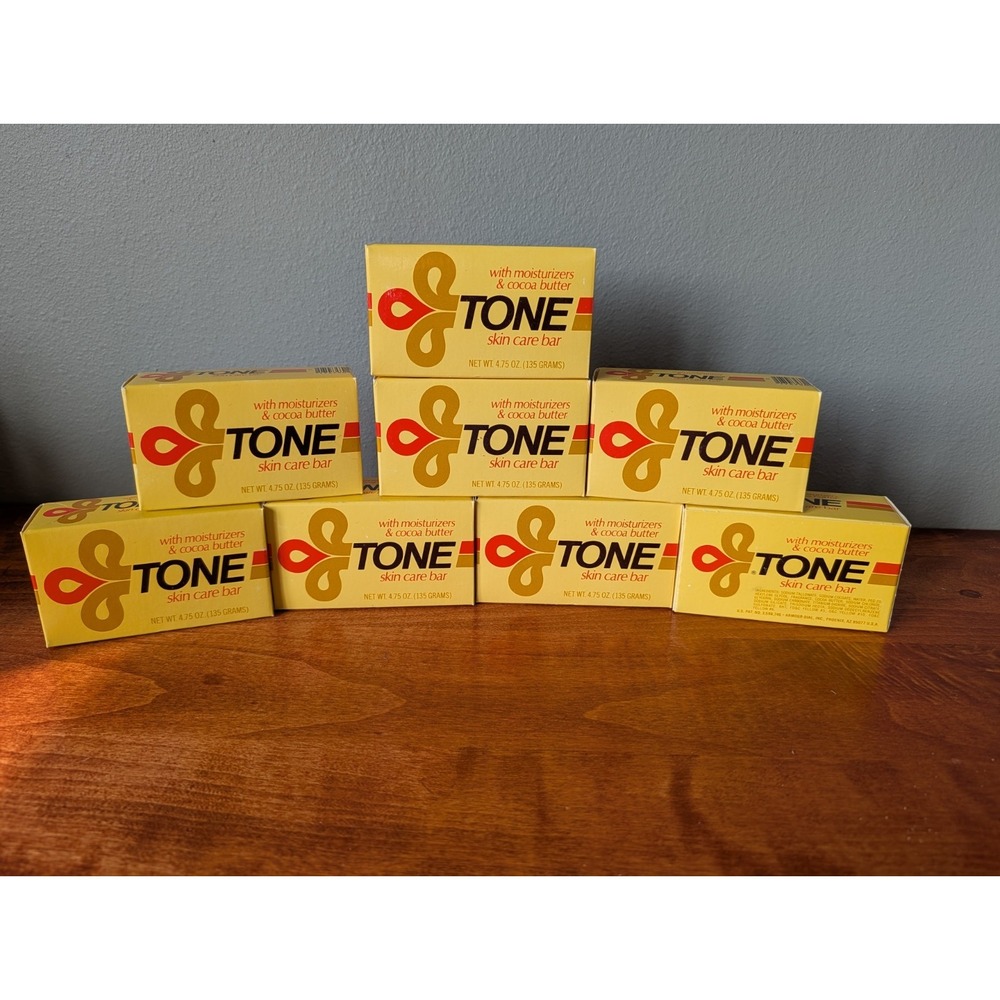 Vintage 8 Tone Cocoa Butter Moisturizing Skin Care Bar Soap 4.75 oz Yellow Lot